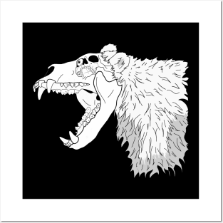 Mutant Bear Greyscale Posters and Art